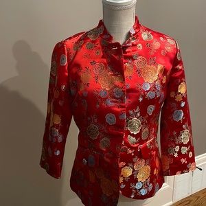 Beautiful floral Asian style jacket